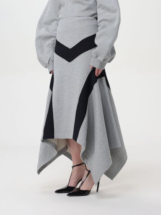 25FW 디 아티코 미디 스커트 247WCS254JF03 183 Grey - THE ATTICO