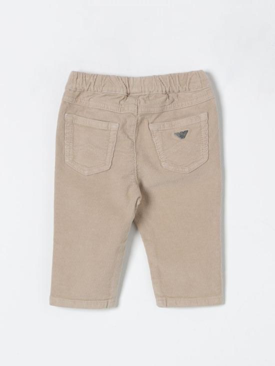 24FW [키즈] 엠포리오 아르마니 스트레이트 팬츠 6DHJJA4N8SZ 01P1 Beige - EMPORIO ARMANI