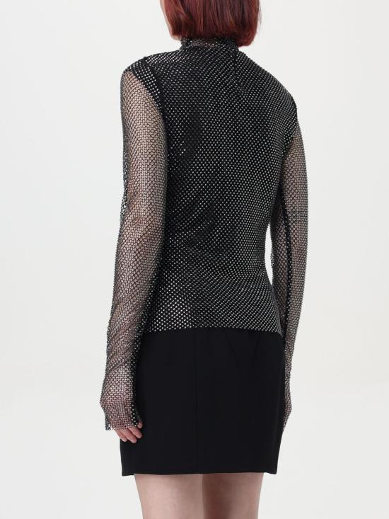 25FW 스포트막스 긴팔 티셔츠 2422936011600 001 Black - SPORTMAX
