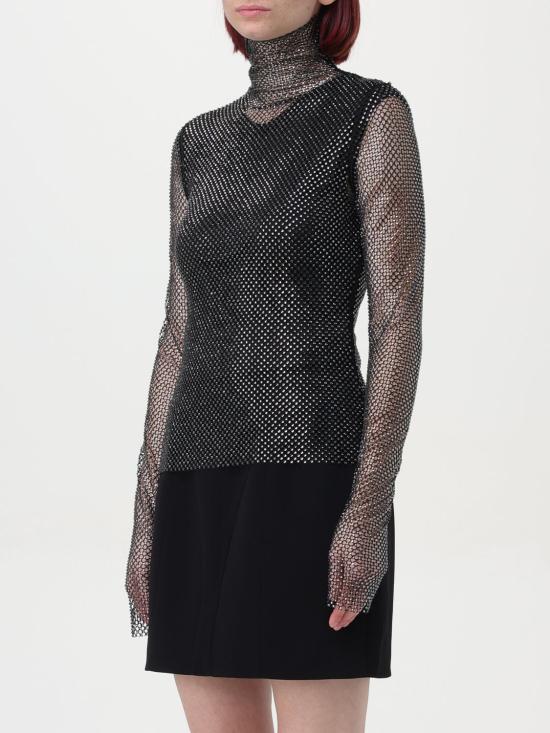 25FW 스포트막스 긴팔 티셔츠 2422936011600 001 Black - SPORTMAX