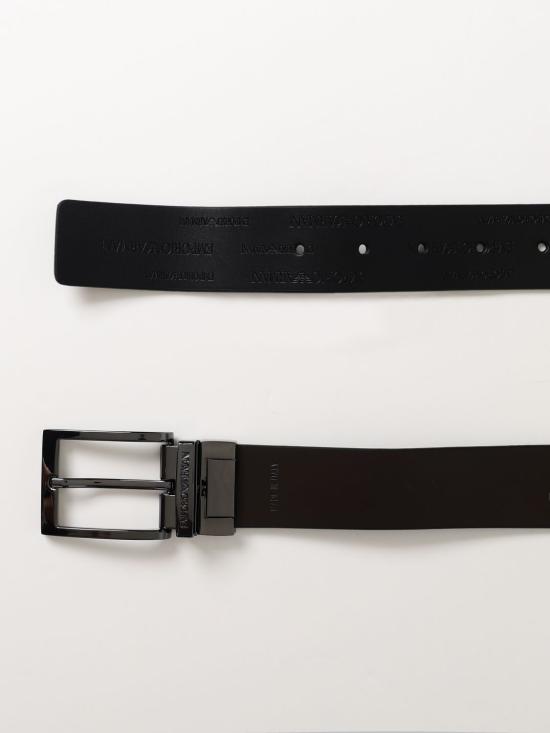 24FW 엠포리오 아르마니 가죽 벨트 Y4S426YTU5J 88044 Black - EMPORIO ARMANI