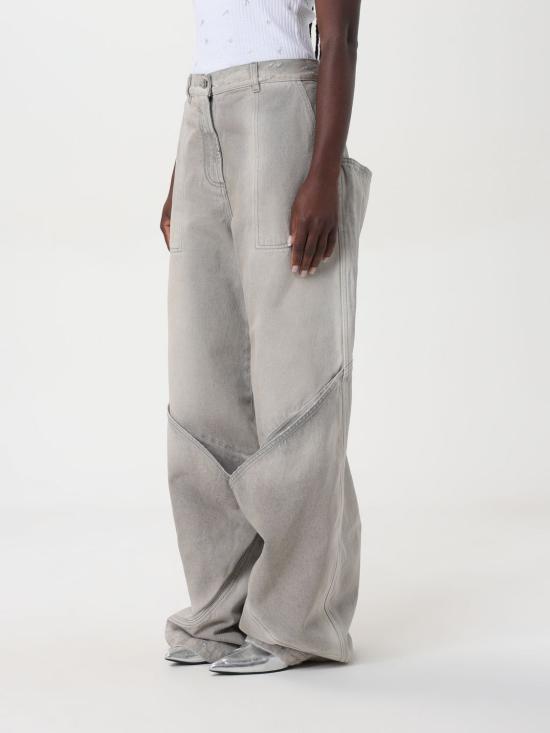 25FW 디 아티코 데님 팬츠 247WCP198D089 733 Grey - THE ATTICO