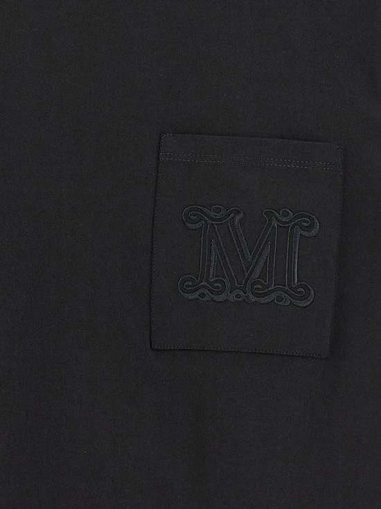 24FW 막스마라 반팔 티셔츠 PAPAIA002 Black - MAX MARA