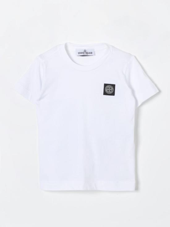 25FW [키즈] 스톤 아일랜드 티셔츠 811620147 V0001 White