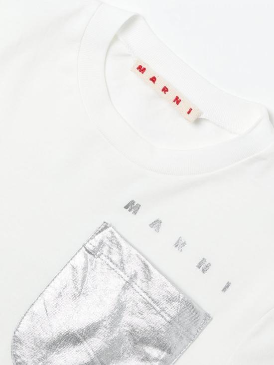  [키즈] 마르니 티셔츠 M01259M00HZ 0M110 White - MARNI
