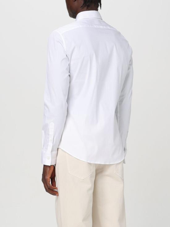 25FW 엠포리오 아르마니 긴팔 셔츠 EM000196TE10400 U0002 White - EMPORIO ARMANI