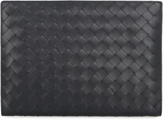  보테가베네타 인트레치아토 VN 브리프케이스 693675V2E41 8803 Black - BOTTEGA VENETA