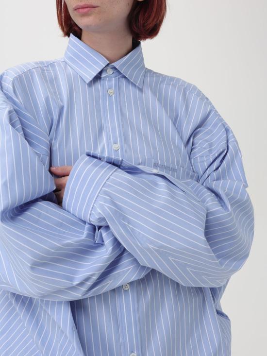 24FW 발렌시아가 블라우스 790945TQM16 3965 White - BALENCIAGA