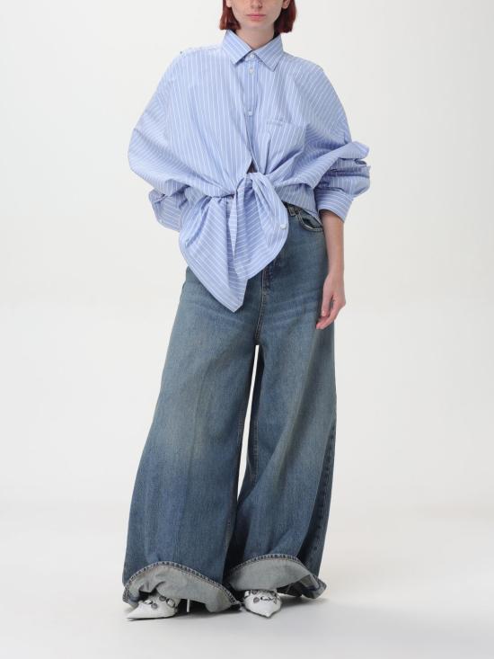 24FW 발렌시아가 블라우스 790945TQM16 3965 White - BALENCIAGA