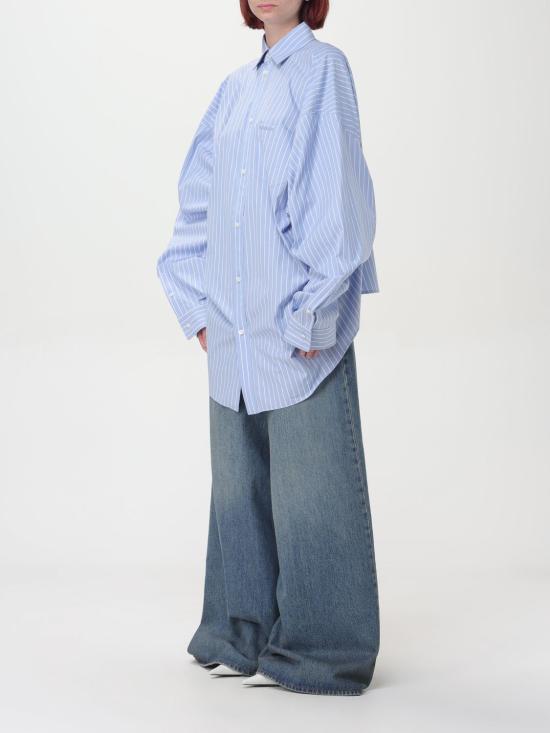 24FW 발렌시아가 블라우스 790945TQM16 3965 White - BALENCIAGA