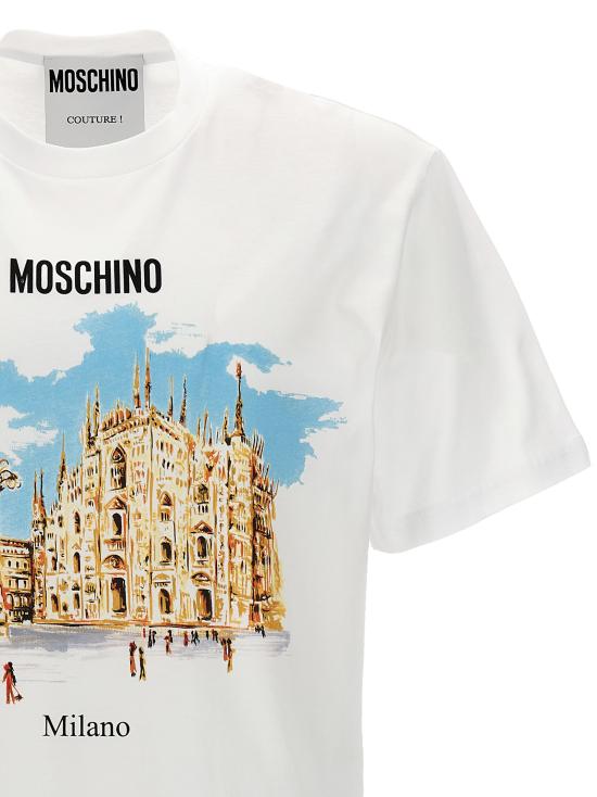 26SS 모스키노 탑 A072302411001 White - MOSCHINO