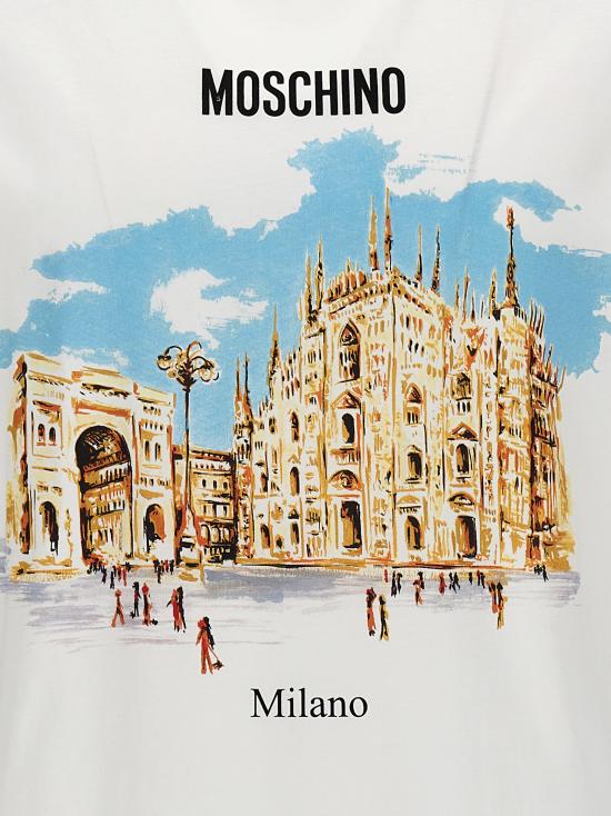 26SS 모스키노 탑 A072302411001 White - MOSCHINO