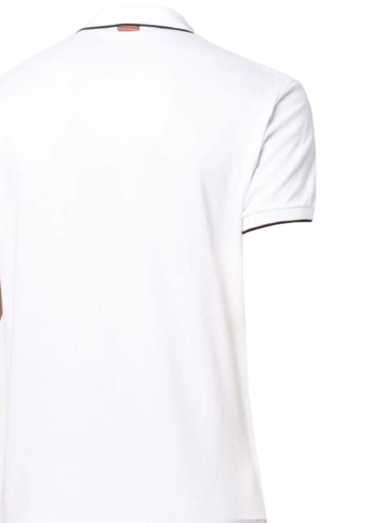 25FW 에르메네질도제냐 폴로 티셔츠 RE7358A5 B746N00 WHITE - ERMENEGILDO ZEGNA