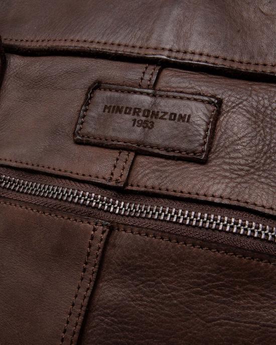  미노론조니 토트백 mrf22 2b105 c60 Testa di moro - MINO RONZONI