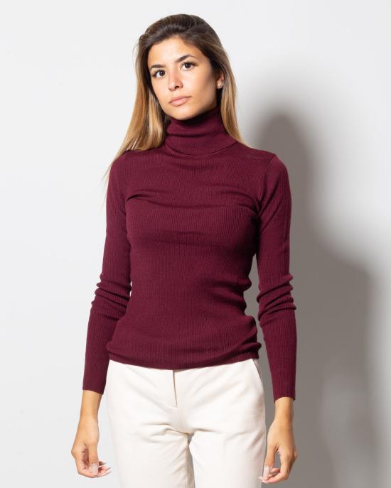  파로쉬 터틀넥 D512890LEILA 010 Bordeaux - PAROSH