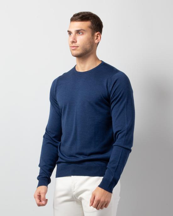 존스메들리 스웨터 LUNDYPULLOVER TINTAUNITA Indigo - JOHN SMEDLEY