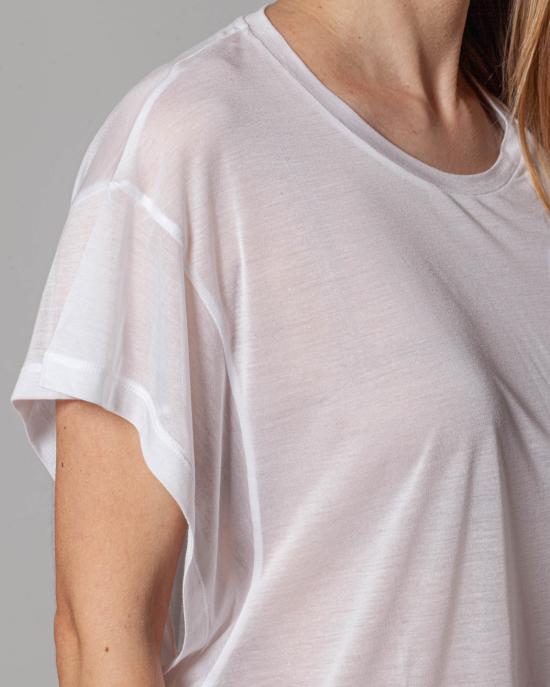 25SS 돈답 반팔 티셔츠 S995JF0338DXXX 000 Bianco - DONDUP