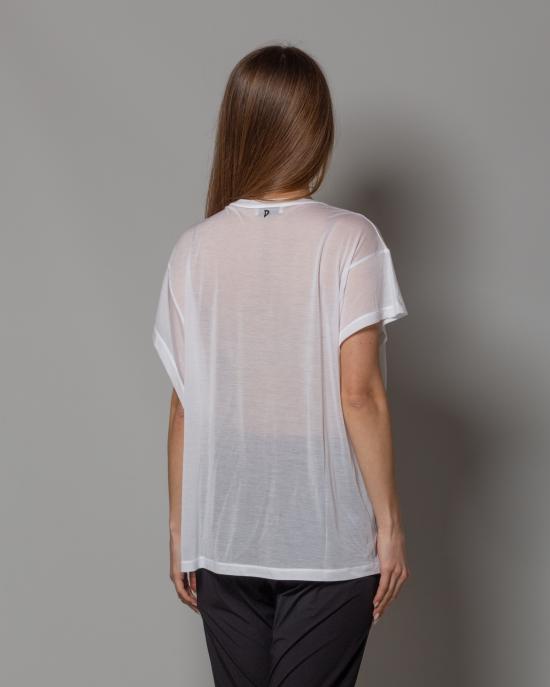 25SS 돈답 반팔 티셔츠 S995JF0338DXXX 000 Bianco - DONDUP