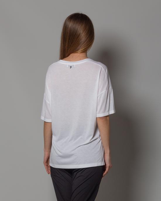 25SS 돈답 반팔 티셔츠 S992JF0337DXXX 000 Bianco - DONDUP