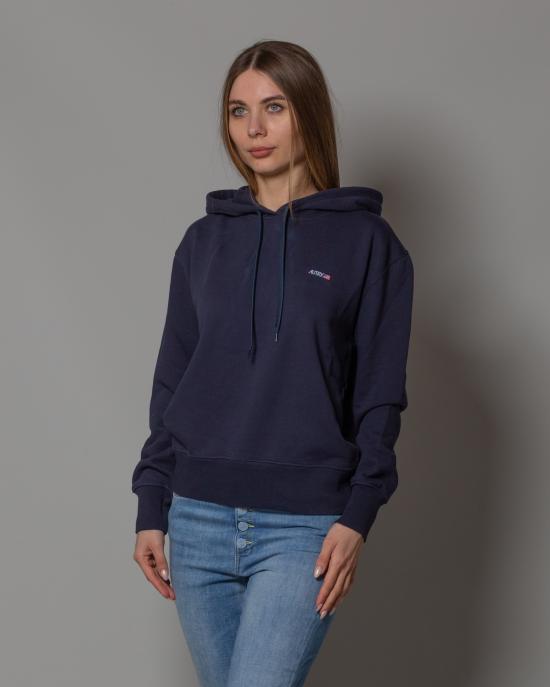 25SS 오트리 후드 티셔츠 HOPW 515B Blu - AUTRY