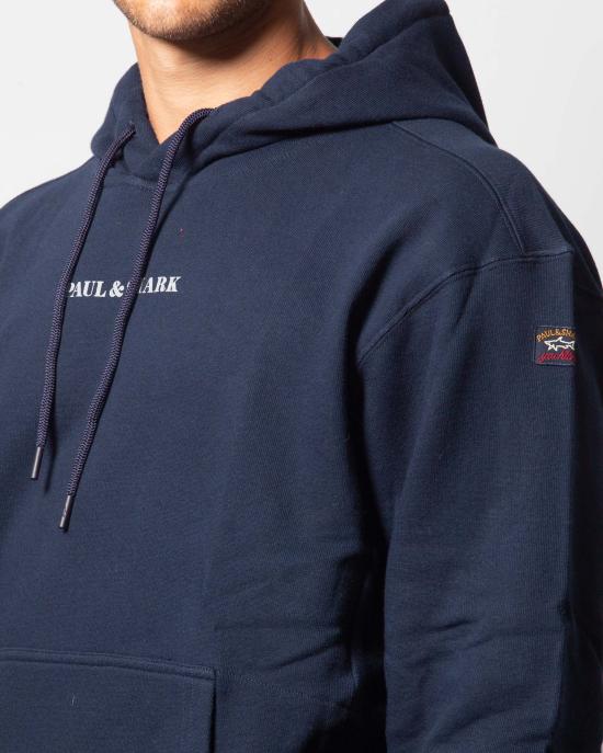  폴앤샤크 후드 티셔츠 12311931 013 Blu - PAUL & SHARK