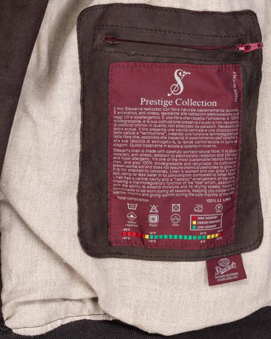 25SS 스튜어트 봄버 자켓 GWFU233SL1CANZ F00070 Testa di moro - STEWART