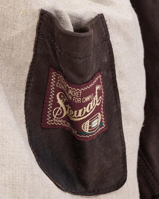 25SS 스튜어트 봄버 자켓 GWFU233SL1CANZ F00070 Testa di moro - STEWART