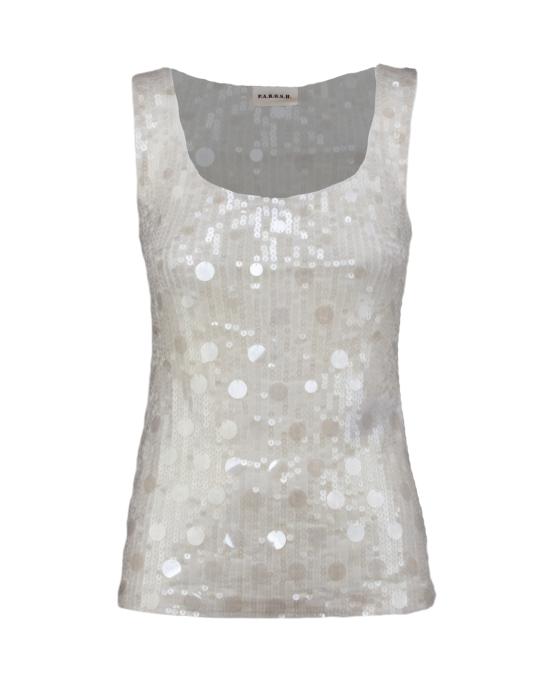  파로쉬 민소매 티셔츠 D311506 GRANDEUR 002 Panna