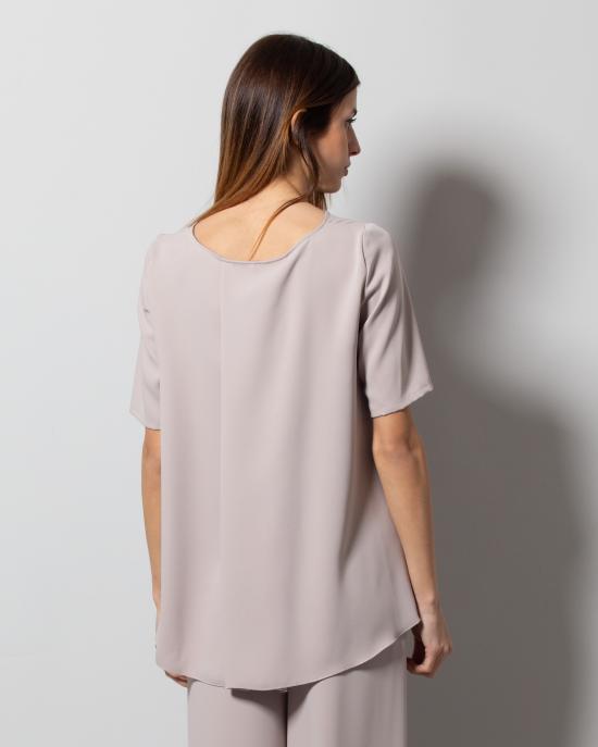  네나 반팔 티셔츠 C15 MCAPPSLEEVE EPO 770 TORTORA - NENAH