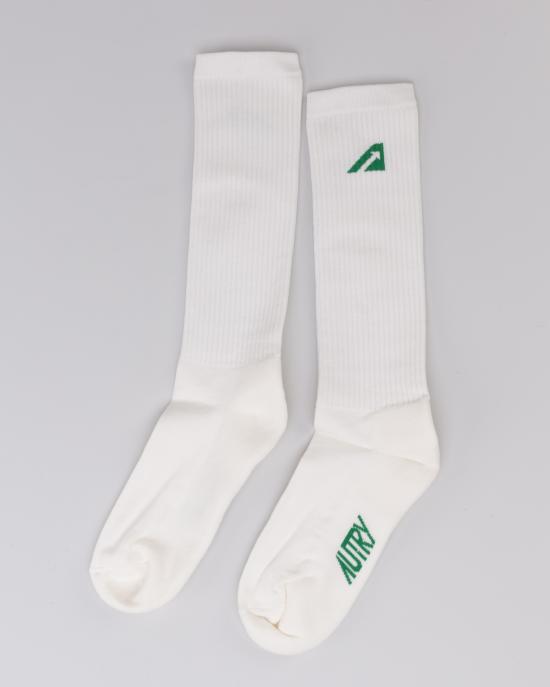  오트리 양말 SOPU64WG Bianco - AUTRY