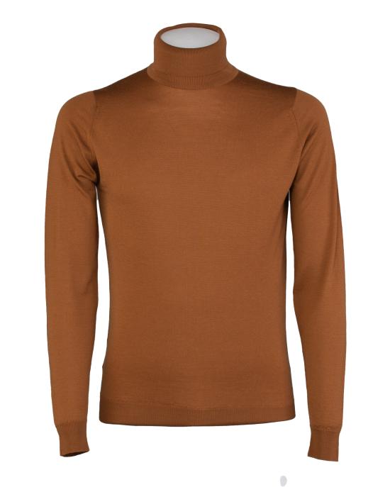  존스메들리 터틀넥 CHERWELLPULLOVERROLL GINGER Marrone