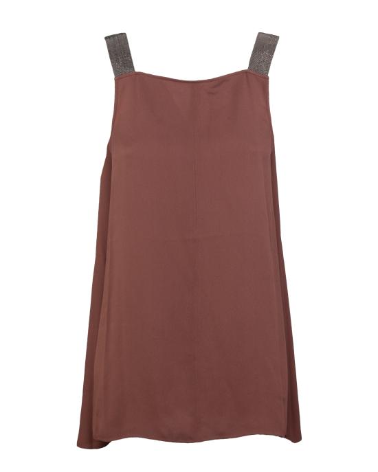  파비아나 필리피 민소매 티셔츠 TPD273W308D468 1245 Marrone