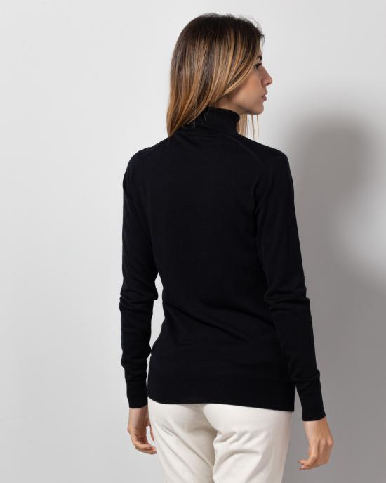 존스메들리 터틀넥 CATKINSWEATERRCLS BLACK Nero - JOHN SMEDLEY