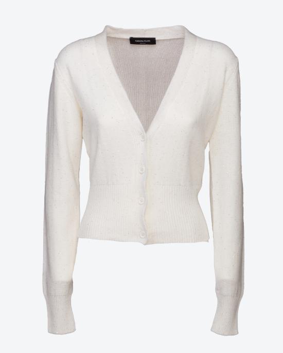 25SS 파비아나 필리피 가디건 MAD274F038D273 0142 Bianco - FABIANA FILIPPI