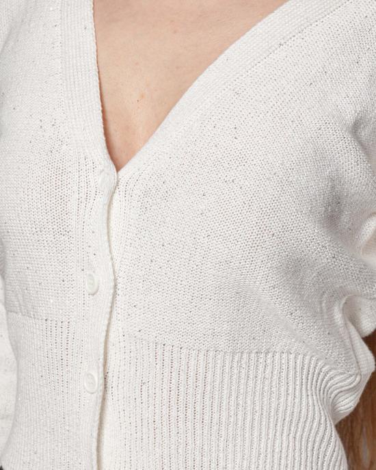 25SS 파비아나 필리피 가디건 MAD274F038D273 0142 Bianco - FABIANA FILIPPI