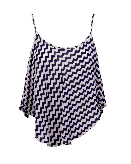  세미쿠튀르 민소매 티셔츠 S3SS50 ZG002 Bianco blu