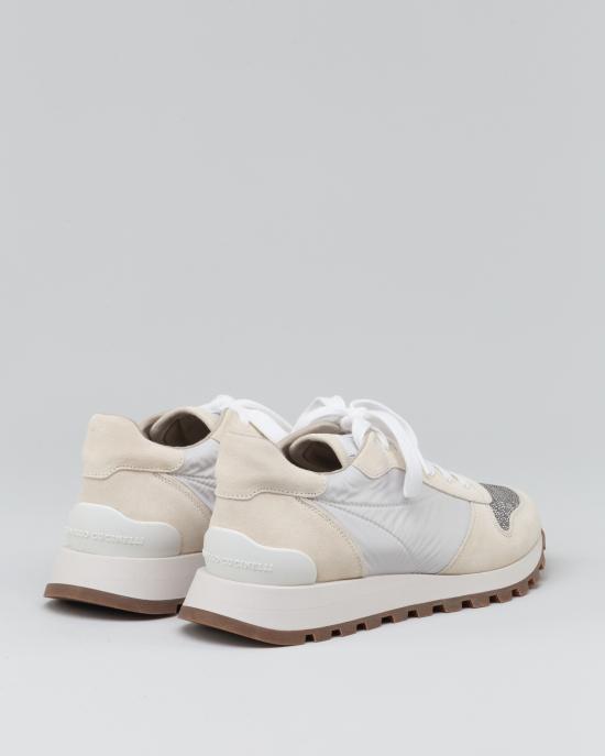 25SS 브루넬로 쿠치넬리 스니커즈 MZSFG1960 C6280 Bianco - BRUNELLO CUCINELLI