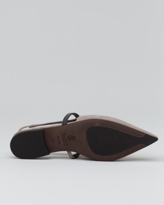 25SS 브루넬로 쿠치넬리 플랫 슈즈 MZSFC2500 C8275 Beige - BRUNELLO CUCINELLI