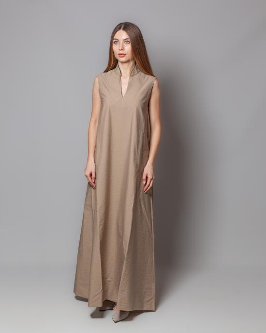 25SS 브루넬로 쿠치넬리 롱 원피스 M0F79AEG63 C8704 Beige - BRUNELLO CUCINELLI