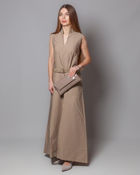 25SS 브루넬로 쿠치넬리 롱 원피스 M0F79AEG63 C8704 Beige - BRUNELLO CUCINELLI