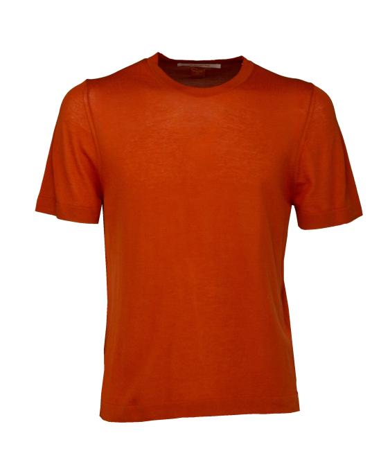 25SS 힌더스트리 반팔 티셔츠 T SHIRTG 18 ORANGEA0071 Arancio