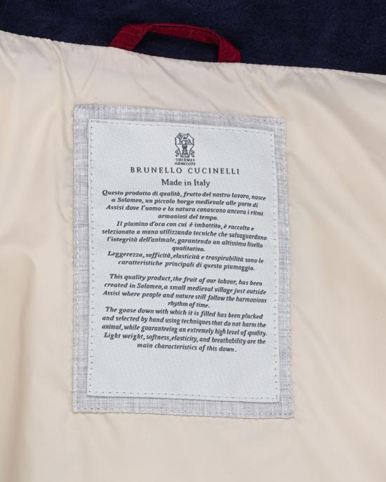 25SS 브루넬로 쿠치넬리 베스트 M0PCL1922 CIK18 Blu - BRUNELLO CUCINELLI