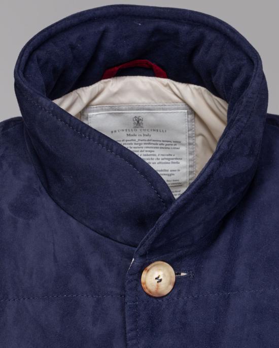 25SS 브루넬로 쿠치넬리 베스트 M0PCL1922 CIK18 Blu - BRUNELLO CUCINELLI