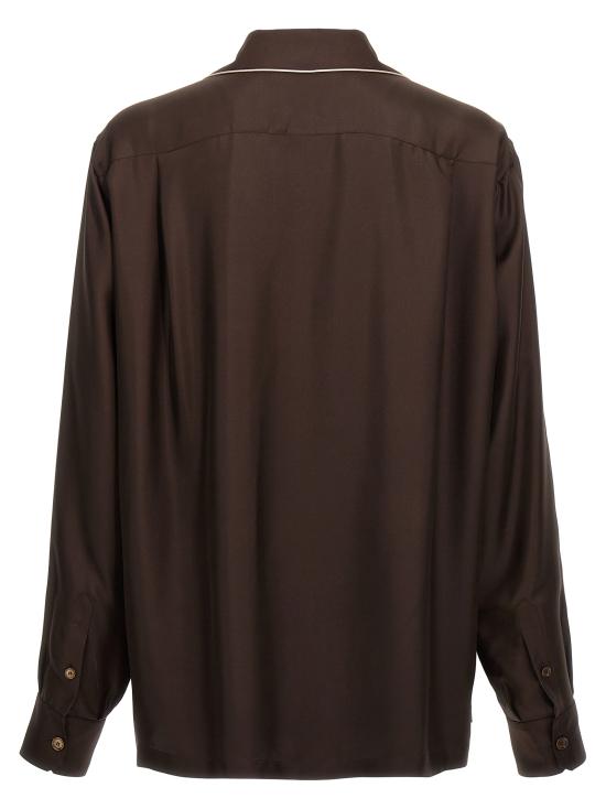 25FW 돌체앤가바나 긴팔 셔츠 G5IF1ZFU1S4M0674 Brown - DOLCE & GABBANA