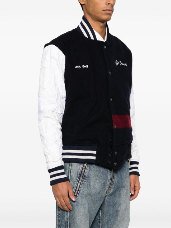  그렉로렌 봄버 자켓 GM043 NAVY