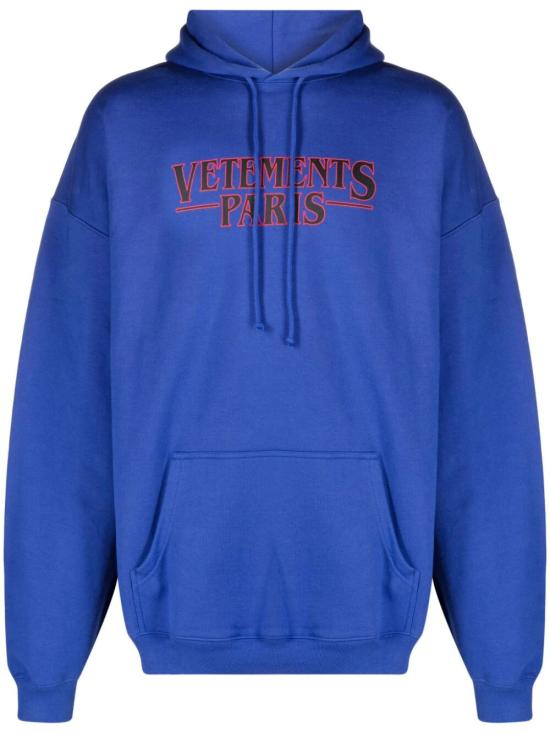  베트멍 후드 티셔츠 UE54HD500N ROYAL BLUE - VETEMENTS