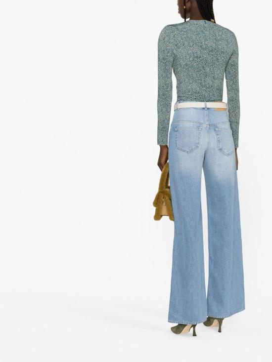  이자벨마랑 긴팔 티셔츠 HT0066FAA1K32I 60TL TEAL - ISABEL MARANT