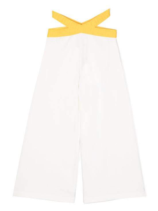  [키즈] 펜디 스트레이트 팬츠 JFF2885V0 F1JDY GESSO SUN - FENDI