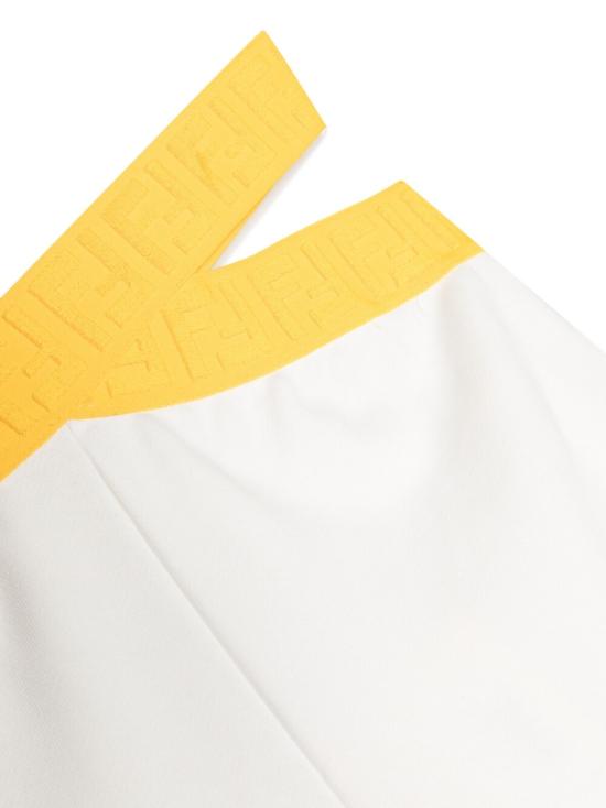  [키즈] 펜디 스트레이트 팬츠 JFF2885V0 F1JDY GESSO SUN - FENDI