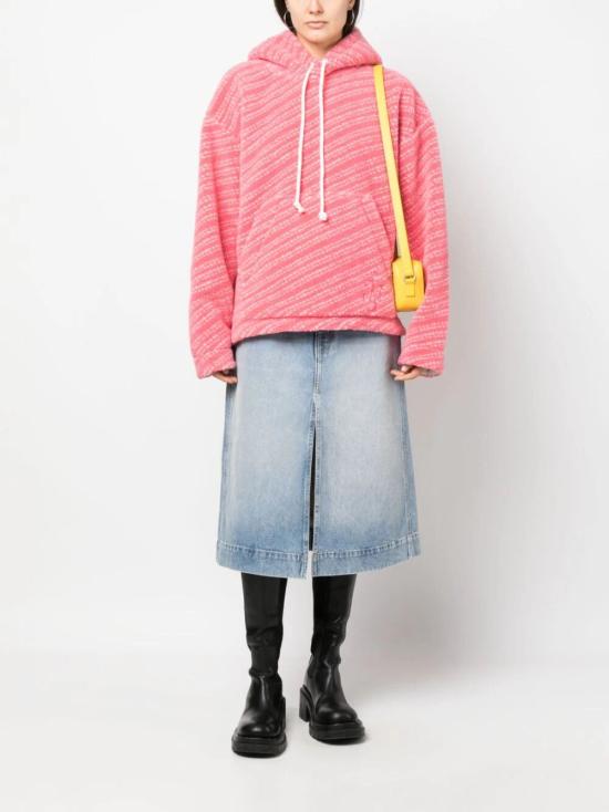  JW앤더슨 후드 티셔츠 TP0301PG1341 300 PINK - JW ANDERSON